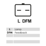 Stecker mit Polbelegung L, DFM