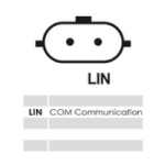 Stecker mit Polbelegung LIN
