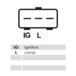 Stecker mit Polbelegung IG, L